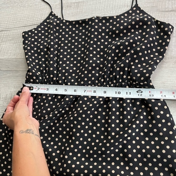 J. Crew Blouson Silk dress in polka dot Size 4 - Picture 6 of 11